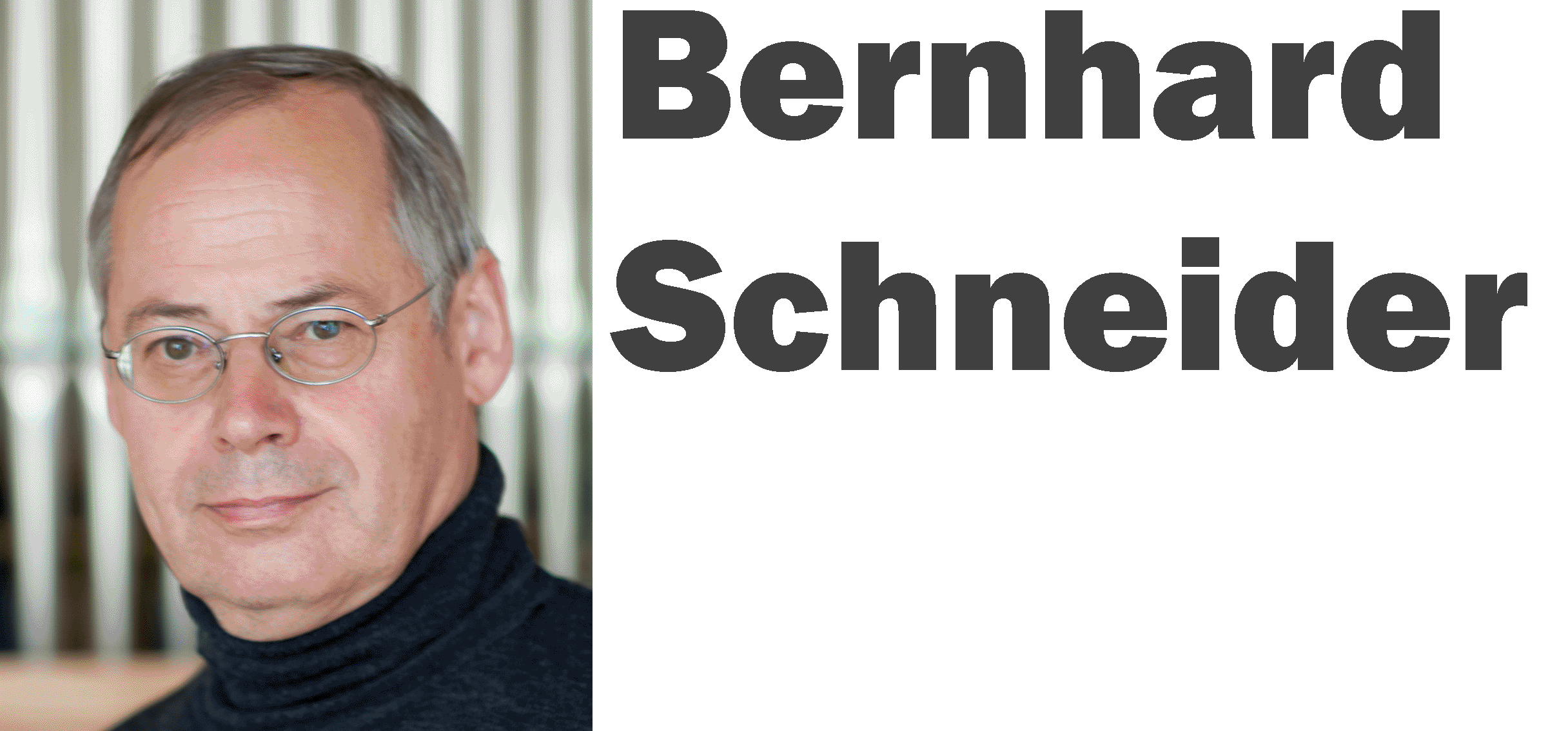 Homepage Bernhard Schneider